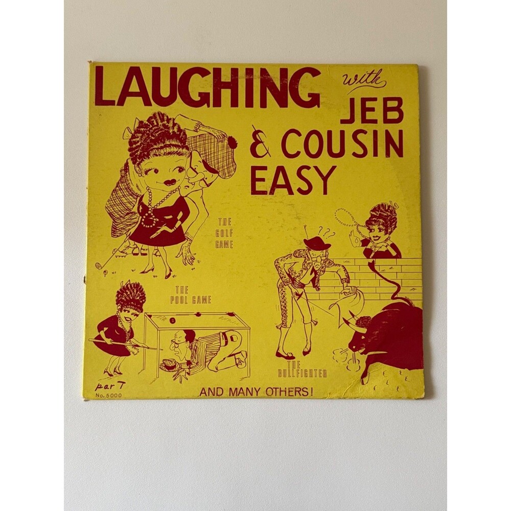 Laughing With Cousin Jeb & Cousin Easy LP Par T Records 5000 VG Cleaned